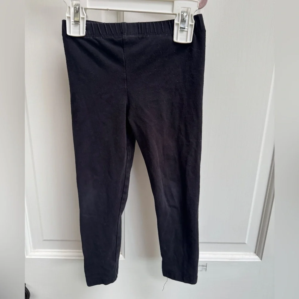 The Children's Place 2T Girls Classic Stretchy Black Leggings Pants